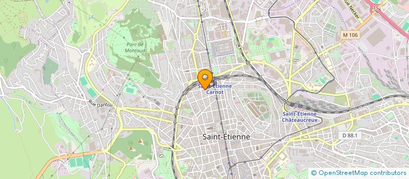 localisation de l'entreprise MONSIEUR IBRAHIM KREIFFEUR  SAINT-ETIENNE