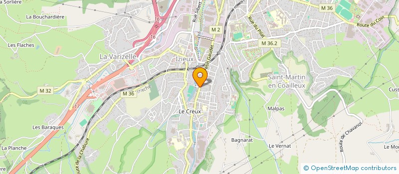 localisation de l'entreprise MONSIEUR IBRAHIM KURSUN à SAINT-CHAMOND