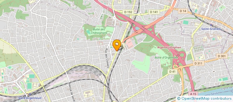 localisation de l'entreprise MONSIEUR IBRAHIM LAMOURI  ARGENTEUIL