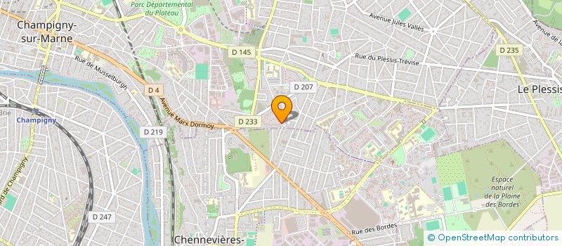 localisation de l'entreprise MONSIEUR IBRAHIM LANGO à CHAMPIGNY-SUR-MARNE