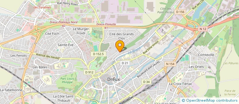 localisation de l'entreprise MONSIEUR IBRAHIM LOUDHNI à DREUX