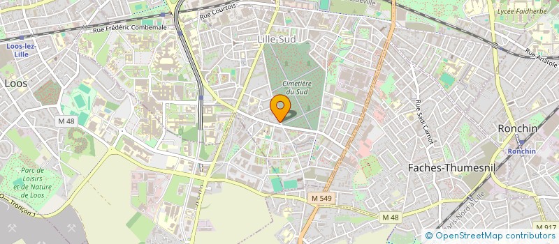localisation de l'entreprise MONSIEUR IBRAHIM MAGASSOUBA à LILLE