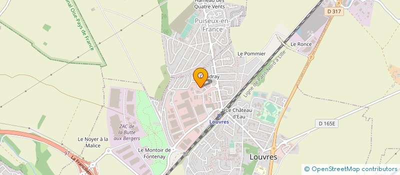 localisation de l'entreprise MONSIEUR IBRAHIM MAHDANI MAHDANI  LOUVRES