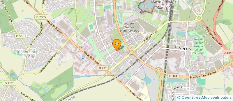 localisation de l'entreprise MONSIEUR IBRAHIM MAHMOUD AHMAD  MONTEVRAIN