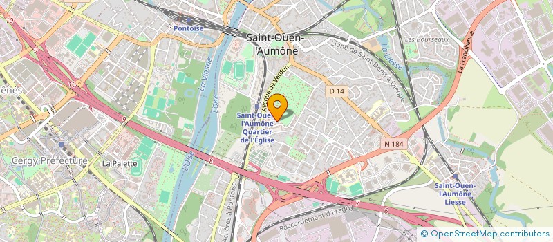 localisation de l'entreprise MONSIEUR IBRAHIM MAIGA à SAINT-OUEN-L'AUMONE