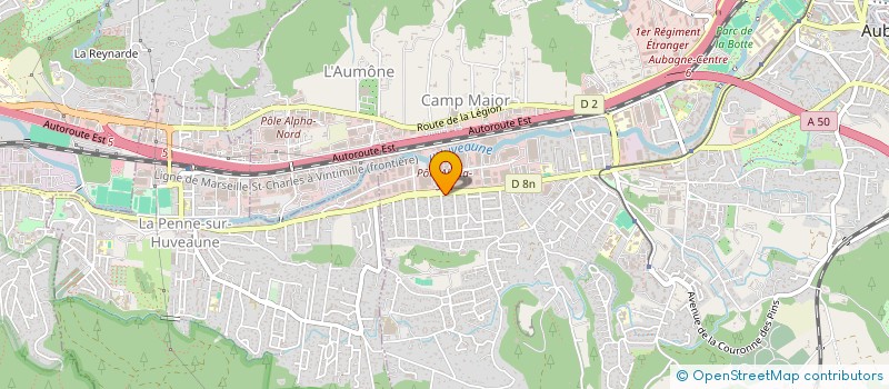 localisation de l'entreprise MONSIEUR IBRAHIM MAOULIDA  AUBAGNE