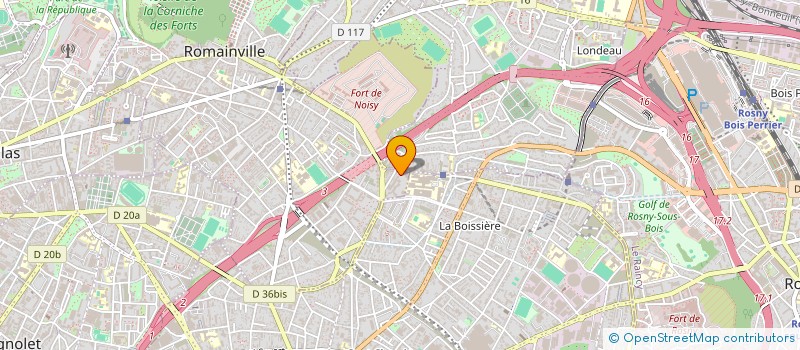 localisation de l'entreprise MONSIEUR IBRAHIM MAREGA à ROMAINVILLE