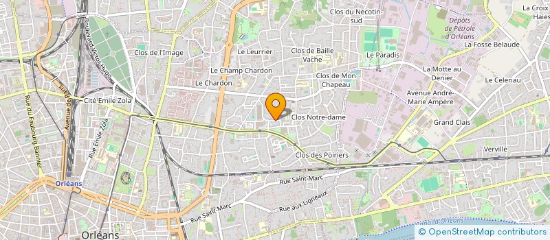 localisation de l'entreprise MONSIEUR IBRAHIM MD  ORLEANS