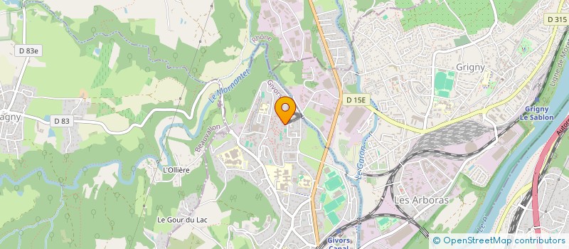 localisation de l'entreprise MONSIEUR IBRAHIM MEDIOUNA  GIVORS