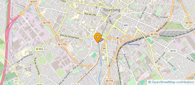 localisation de l'entreprise MONSIEUR IBRAHIM MEZIANE  TOURCOING