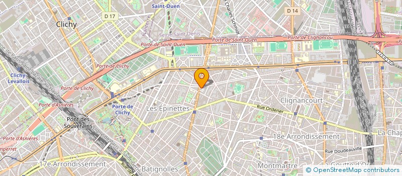 localisation de l'entreprise MONSIEUR IBRAHIM MICHINDA  PARIS