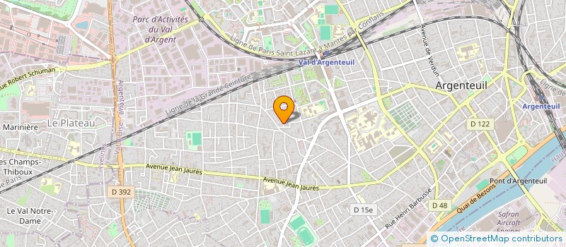 localisation de l'entreprise MONSIEUR IBRAHIM MIRZA  ARGENTEUIL