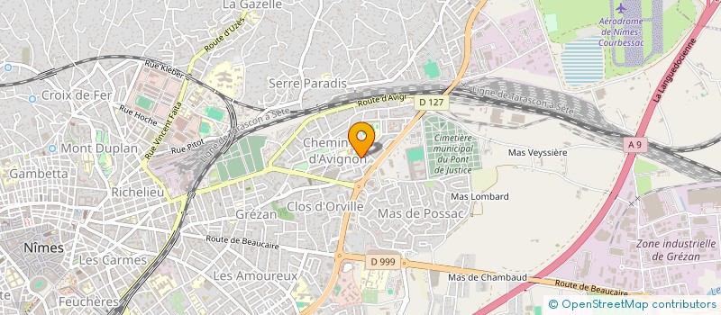 localisation de l'entreprise MONSIEUR IBRAHIM MOHAMED  NIMES