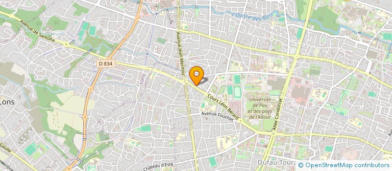 localisation de l'entreprise MONSIEUR IBRAHIM MOHAMED à PAU