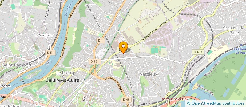 localisation de l'entreprise MONSIEUR IBRAHIM-MOHAMMED BELHADJ  CALUIRE-ET-CUIRE