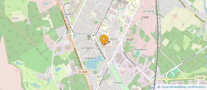 localisation de l'entreprise MONSIEUR IBRAHIM MOJAHED à ORLEANS