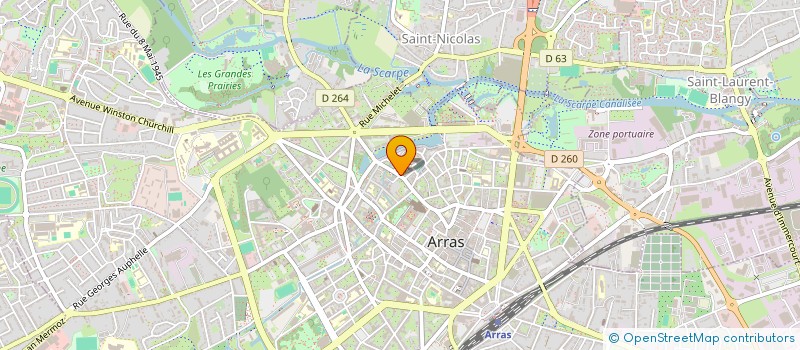 localisation de l'entreprise MONSIEUR IBRAHIM MOUSSA à ARRAS
