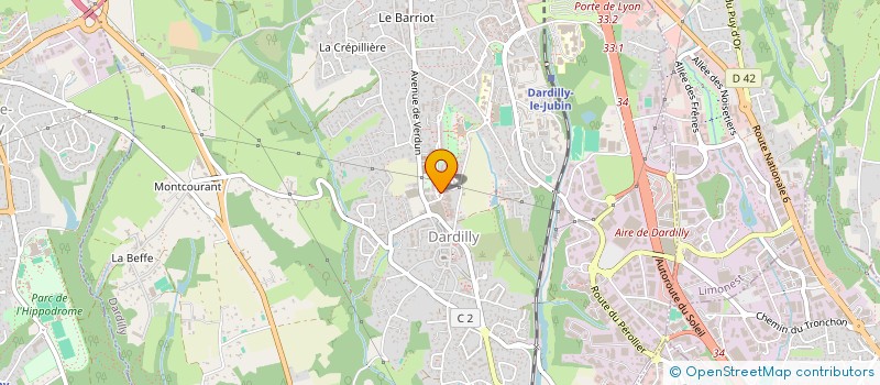 localisation de l'entreprise MONSIEUR IBRAHIM MOUSTOIFA  DARDILLY