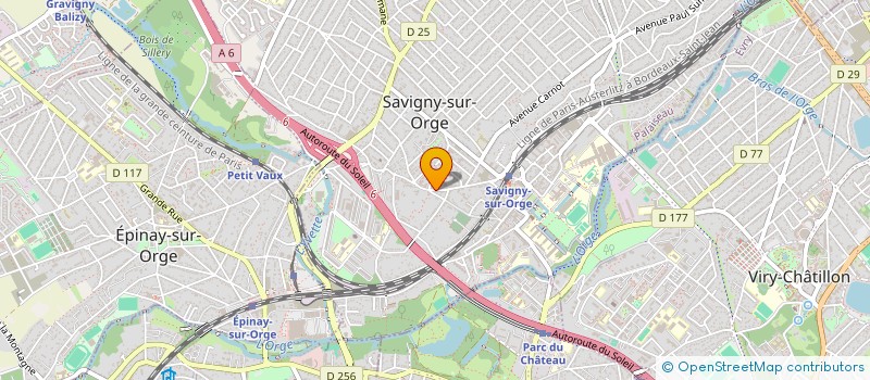 localisation de l'entreprise MONSIEUR IBRAHIM N'DAO à SAVIGNY-SUR-ORGE