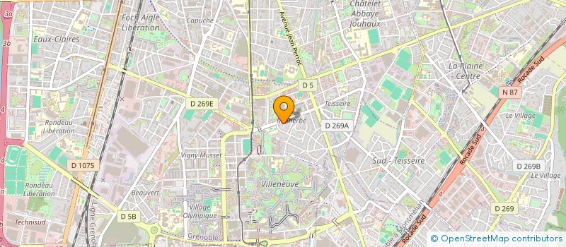 localisation de l'entreprise MONSIEUR IBRAHIM N'DIAYE  GRENOBLE