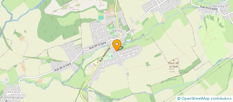 localisation de l'entreprise MONSIEUR IBRAHIM NABE  VERNY