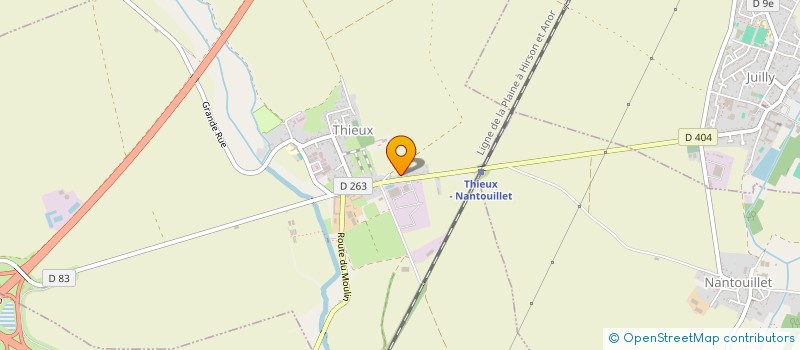 localisation de l'entreprise MONSIEUR IBRAHIM NABIL  THIEUX