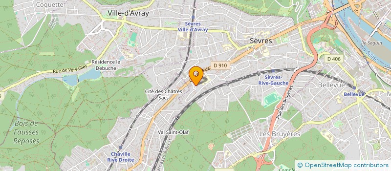 localisation de l'entreprise MONSIEUR IBRAHIM NADER à SEVRES