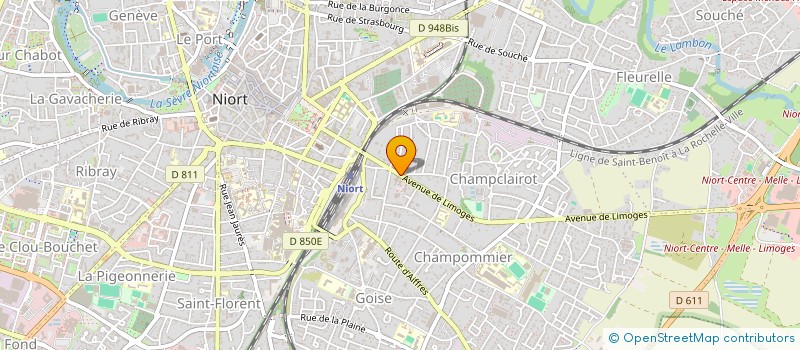 localisation de l'entreprise MONSIEUR IBRAHIM NASSER  NIORT