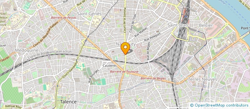 localisation de l'entreprise MONSIEUR IBRAHIM NASSER à BEGLES
