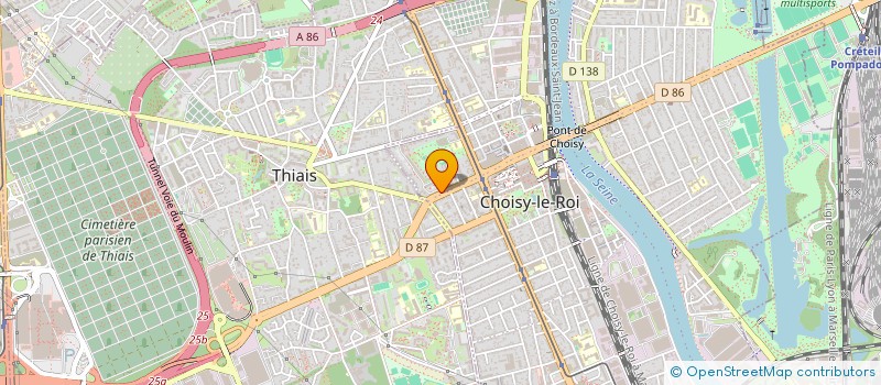 localisation de l'entreprise MONSIEUR IBRAHIM NIAKATE  CHOISY-LE-ROI