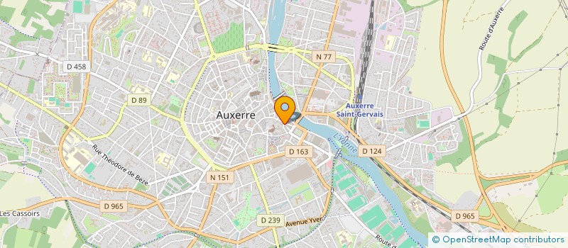 localisation de l'entreprise MONSIEUR IBRAHIM NIAKATE  AUXERRE