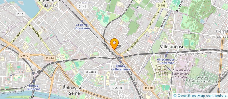 localisation de l'entreprise MONSIEUR IBRAHIM NJOYA MAPOURE  DEUIL-LA-BARRE