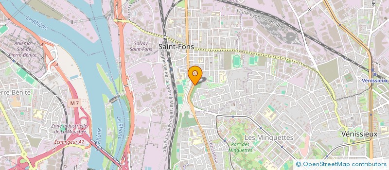 localisation de l'entreprise MONSIEUR IBRAHIM NOUGAR  SAINT-FONS