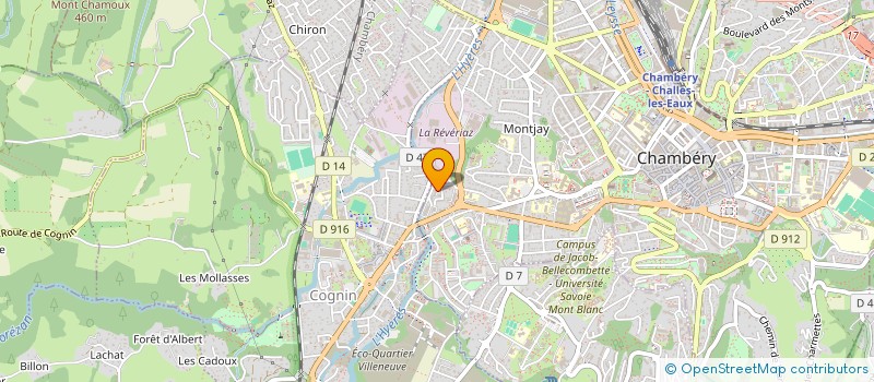 localisation de l'entreprise MONSIEUR IBRAHIM OSMAN MOHAMMED  CHAMBERY