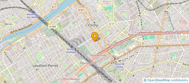 localisation de l'entreprise MONSIEUR IBRAHIM OULDAOUALI à CLICHY