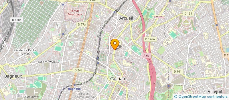 localisation de l'entreprise MONSIEUR IBRAHIM OURYAMCHI  ARCUEIL