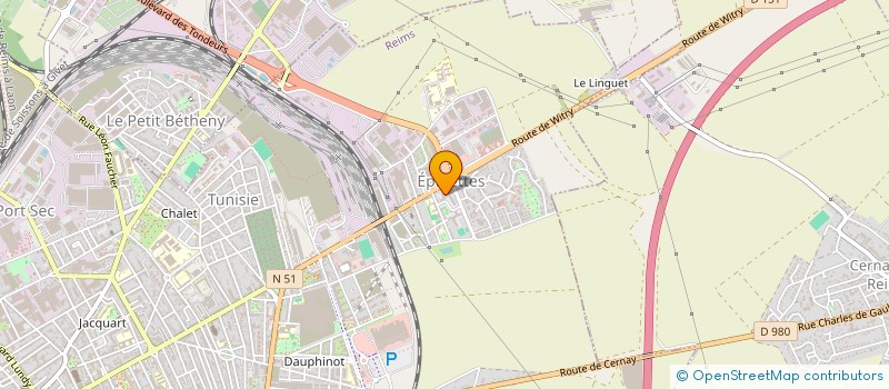 localisation de l'entreprise MONSIEUR IBRAHIM OZCAN à REIMS