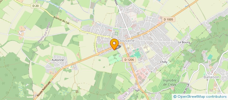 localisation de l'entreprise MONSIEUR IBRAHIM OZCAN  DOUVAINE