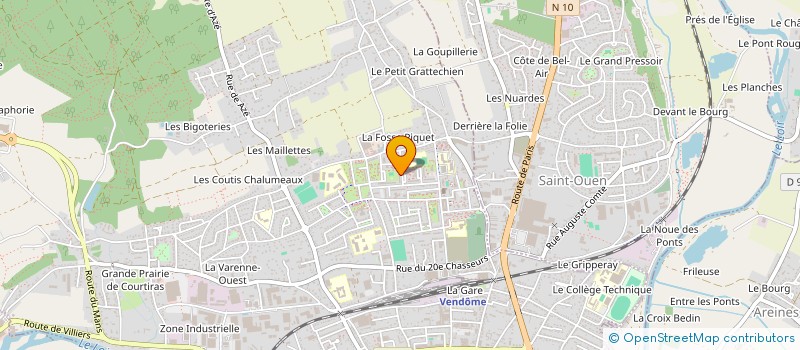 localisation de l'entreprise MONSIEUR IBRAHIM OZFIDAN  VENDOME