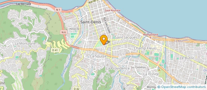 localisation de l'entreprise MONSIEUR IBRAHIM PATEL à SAINT-DENIS