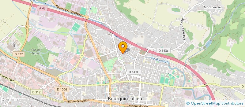 localisation de l'entreprise MONSIEUR IBRAHIM PEKER  BOURGOIN-JALLIEU