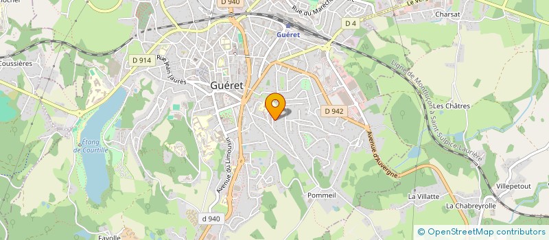 localisation de l'entreprise MONSIEUR IBRAHIM RAMDANI à GUERET