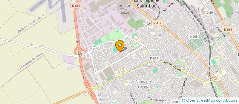 localisation de l'entreprise MONSIEUR IBRAHIM SAANDI à LA CHAPELLE-SAINT-LUC