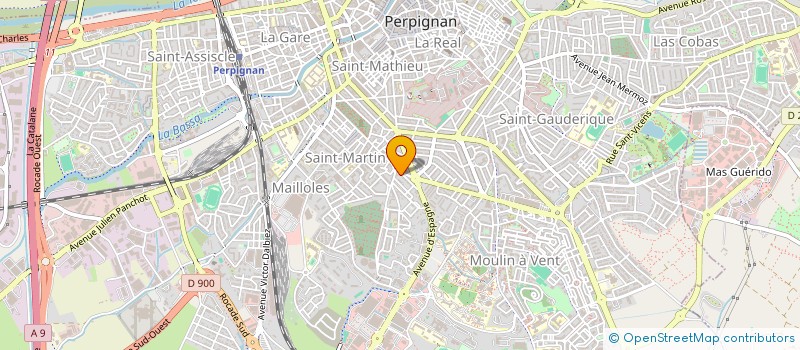 localisation de l'entreprise MONSIEUR IBRAHIM SACKO  PERPIGNAN