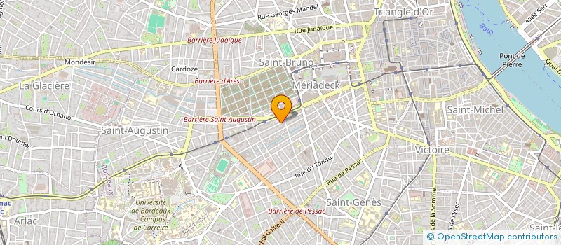 localisation de l'entreprise MONSIEUR IBRAHIM SAHAK  BORDEAUX