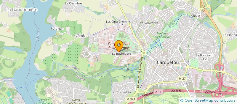 localisation de l'entreprise MONSIEUR IBRAHIM SAHIN  CARQUEFOU