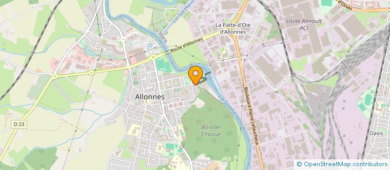 localisation de l'entreprise MONSIEUR IBRAHIM SAHIN  ALLONNES