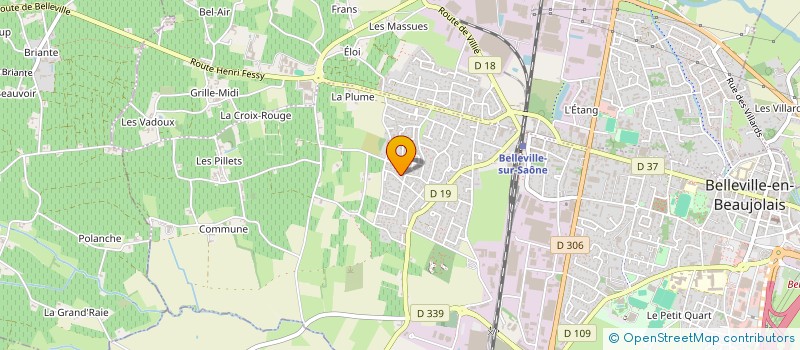 localisation de l'entreprise MONSIEUR IBRAHIM SAHIN  BELLEVILLE-EN-BEAUJOLAIS