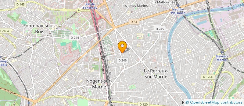 localisation de l'entreprise MONSIEUR IBRAHIM SAHLI  LE PERREUX-SUR-MARNE