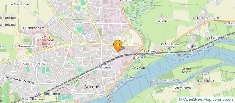 localisation de l'entreprise MONSIEUR IBRAHIM SAIDI BENALI  ANCENIS-SAINT-GEREON